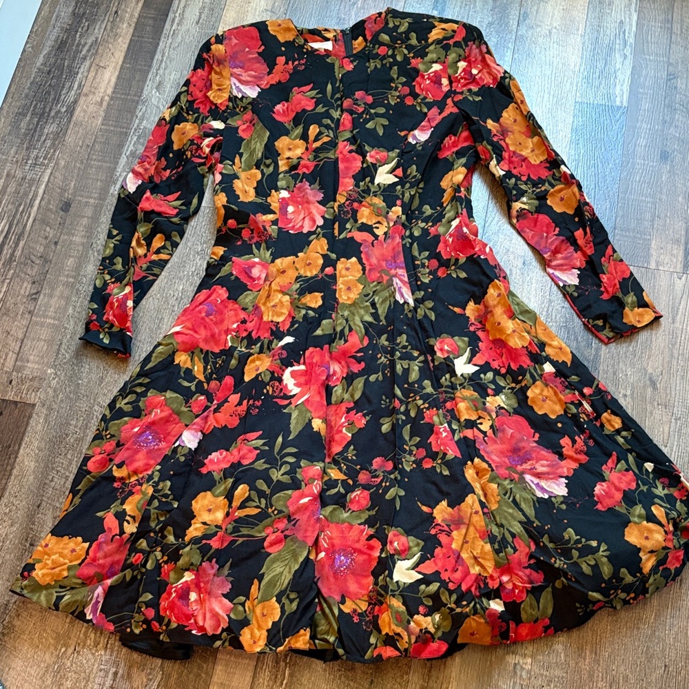 Floral Long Sleeve Dress